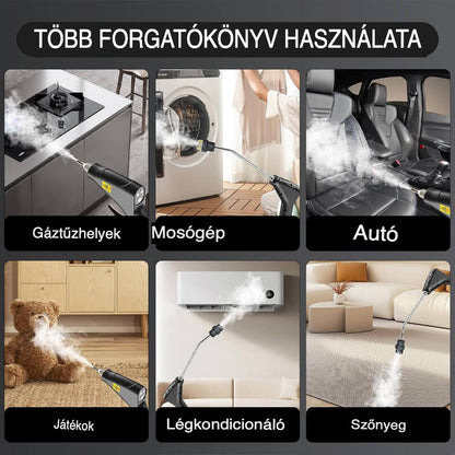 2500 W  Magasnyomású  gőzmosó  kesztyűvel